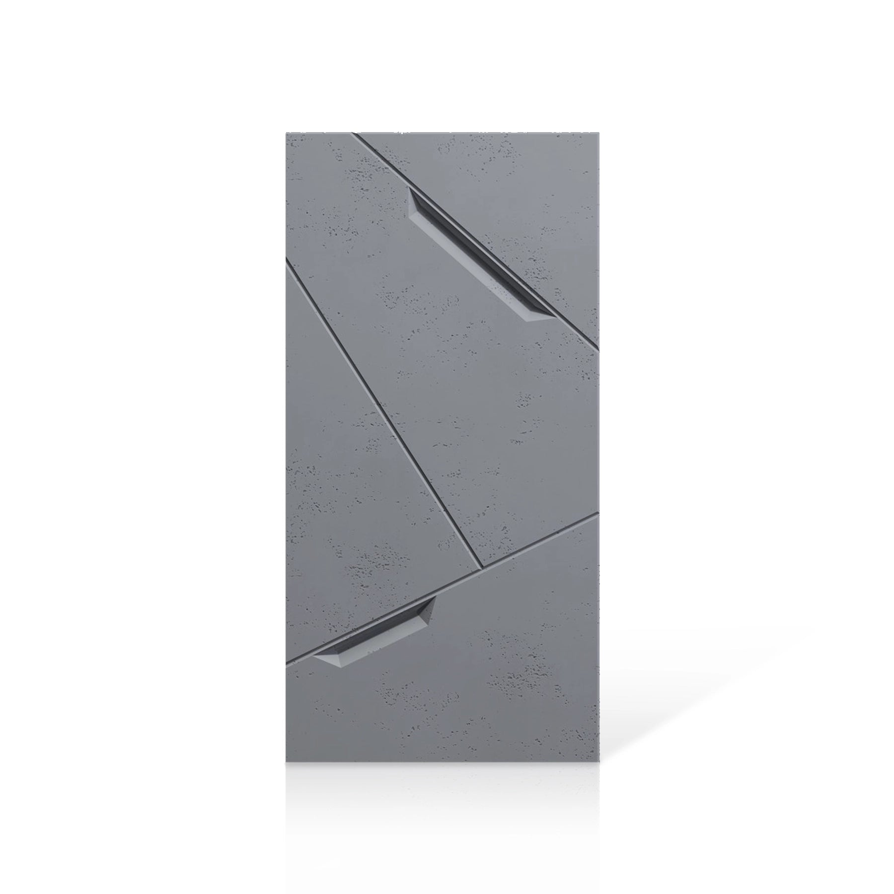 3D Concrete Wall Panels STOWAWAY colour swatch on white background DecorMania UK